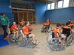Erste Rollstuhl-Übungen